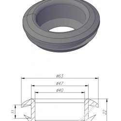 Tesnenie DN 40